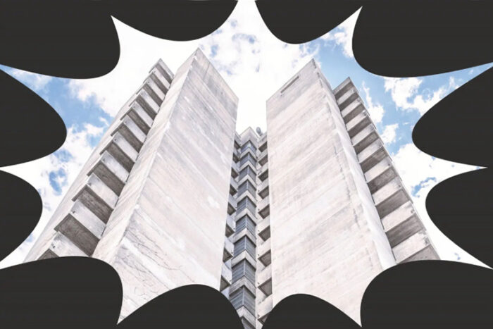 Our image of Triemli Tower in NZZ Bellevue 9.10.22. © Karin Bürki. Explore more on Heartbrut.com