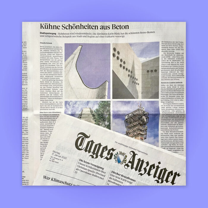 Heartbrut & Carte Brute Zürich Feature in Tages-Anzeiger, print and online, January 2022. Explore more on Heartbrut.com