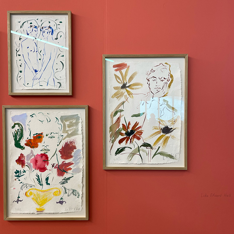 Luke Edward Hall / The Breeder, Liste Art Fair 2021, © Karin Bürki. Explore more on Heartbrut.com