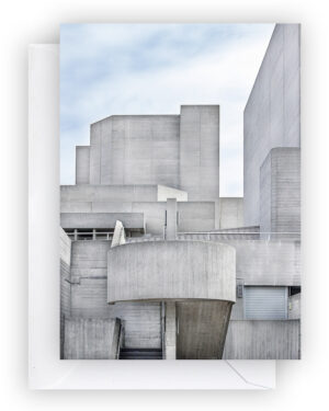 National Theatre Card A6, Front, Envelope, Brutalism I Shop on Heartbrut.com