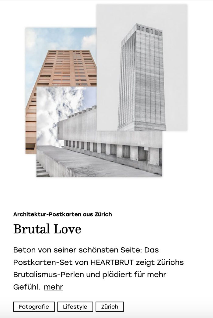Zürich Brut Press Feature I Metermagazin I May 2019