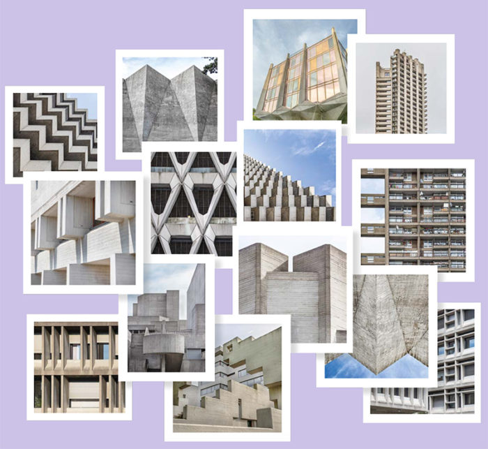 HEARTBRUT feature in 'Espace Contemporains' print issue 12/10, feat. Masonry Hall, National Theatre, Trellick Tower, Autosilo Balestra, La Tulipe, Welbeck Street Car Park and other brutalist beauties