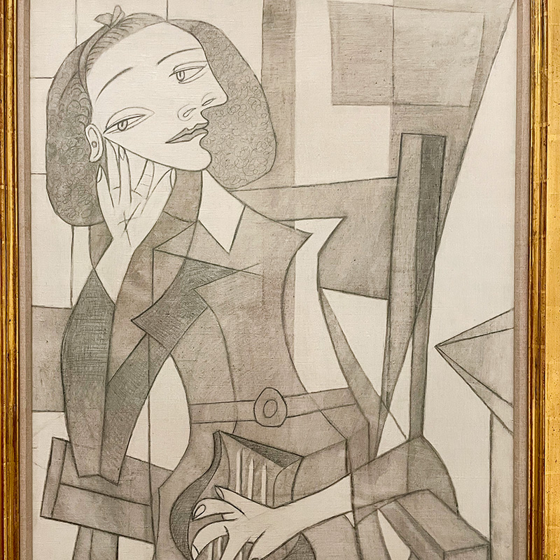 Picasso, Portrait of Nusch Éluard, Kunsthaus Basel, Art Basel. Explore more on Heartbrut.com