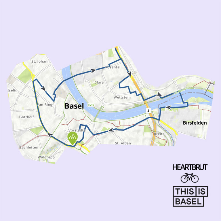 Heartbrut x Basel Tourism, Switzerland's first brutalist bike tour.Explore more on Heartbrut.com