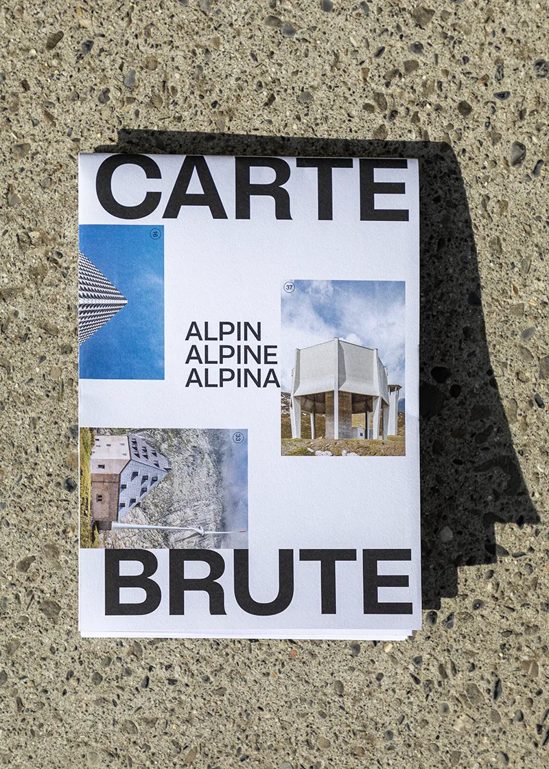 Carte Brute Alpin, Cover, Mood, © Karin Bürki / Heartbrut. Explore more on Heartbrut.com