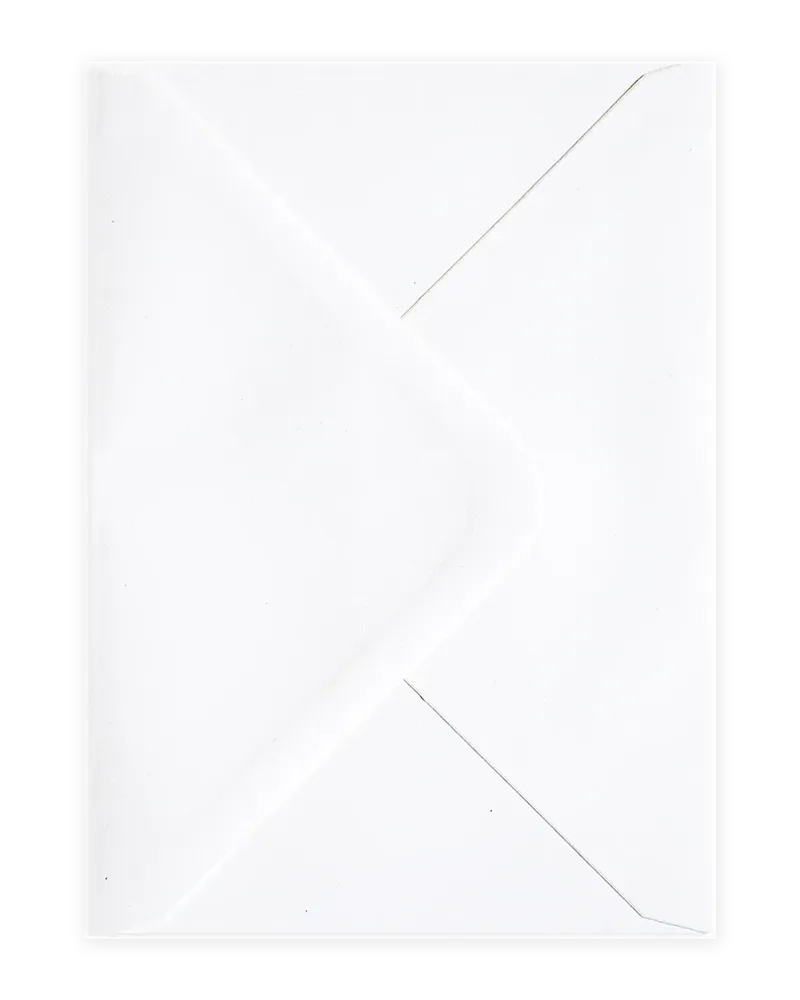 White premium paper envelope, A6