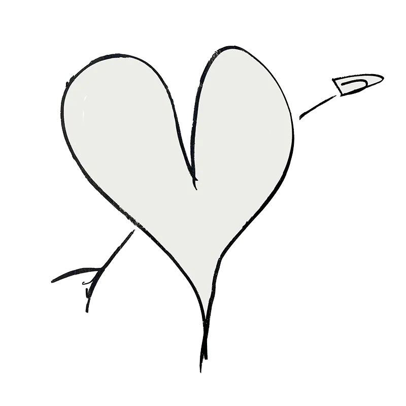 Heartbrut Heart Logo, © Karin Bürki/Heartbrut. Explore more on Heartbrut.com
