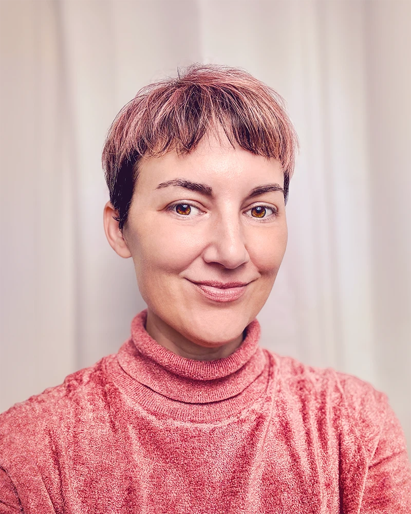 Karin Bürki, Self Portrait, 2024, © Karin Bürki/Heartbrut. Explore more on Heartbrut.com