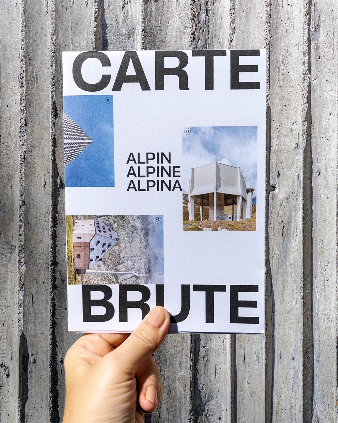 Carte Brute Alpin, © Karin Bürki. Shop on Heartbrut.com