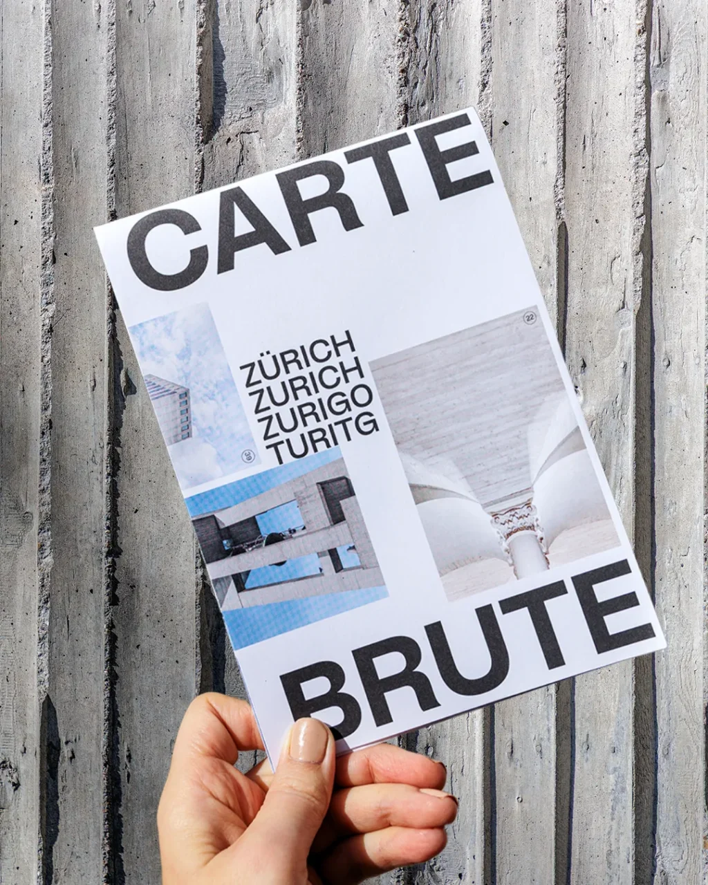 Carte Brute Zurich, © Karin Bürki. Shop on Heartbrut.com