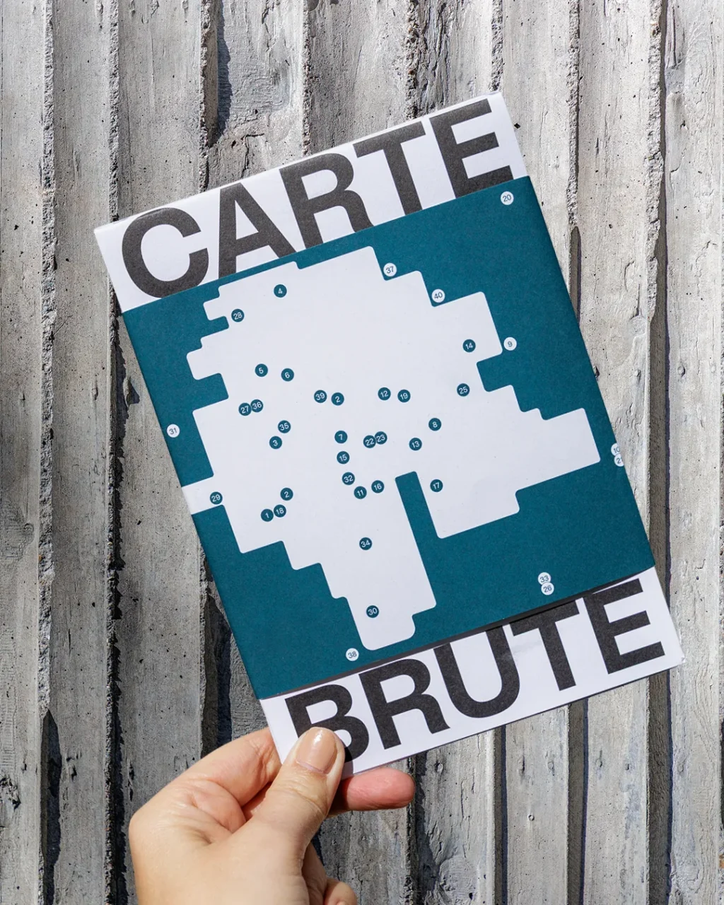 Carte Brute Zurich, © Karin Bürki. Shop on Heartbrut.com