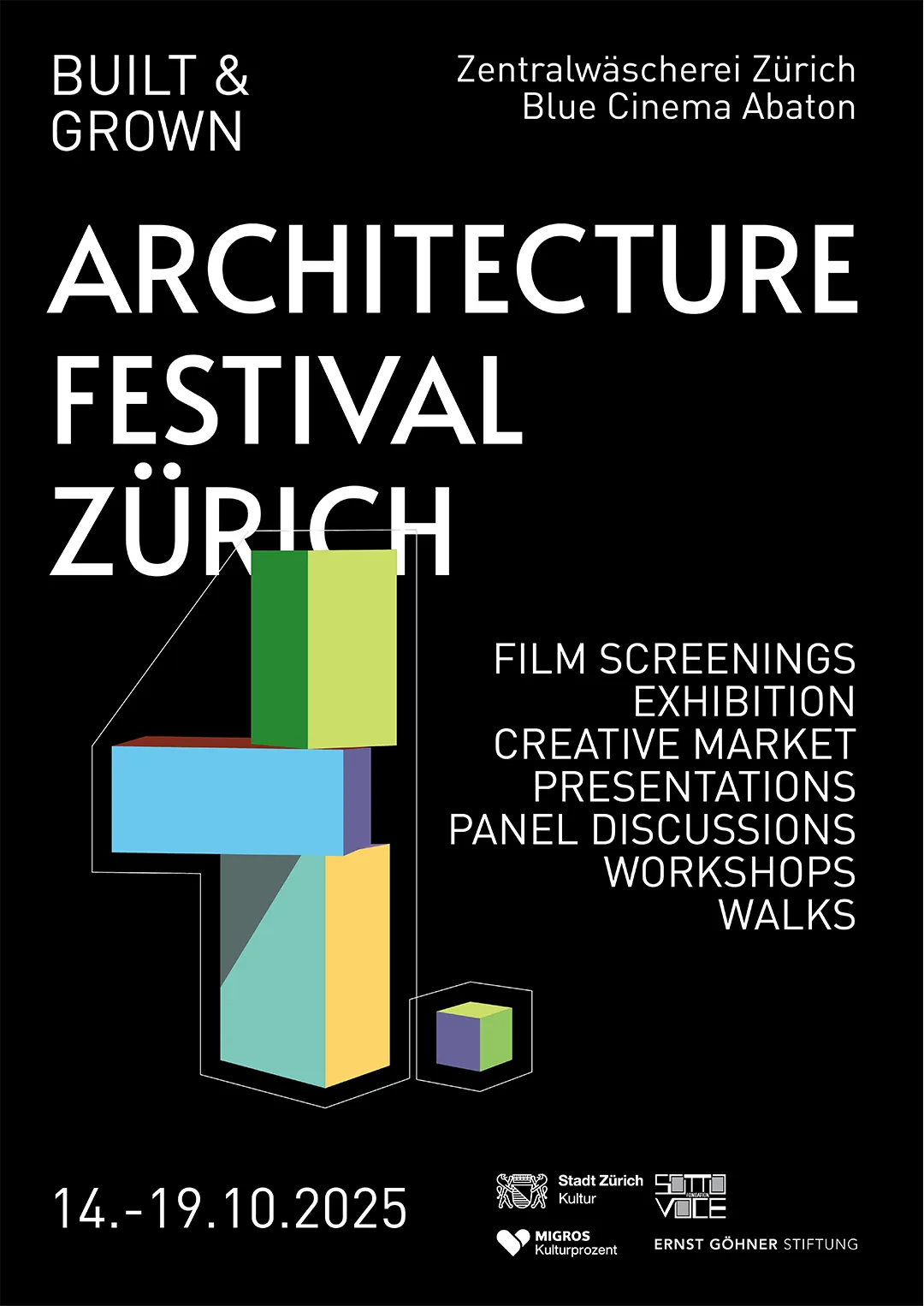 Poster Architecture Festival Zurich 2025